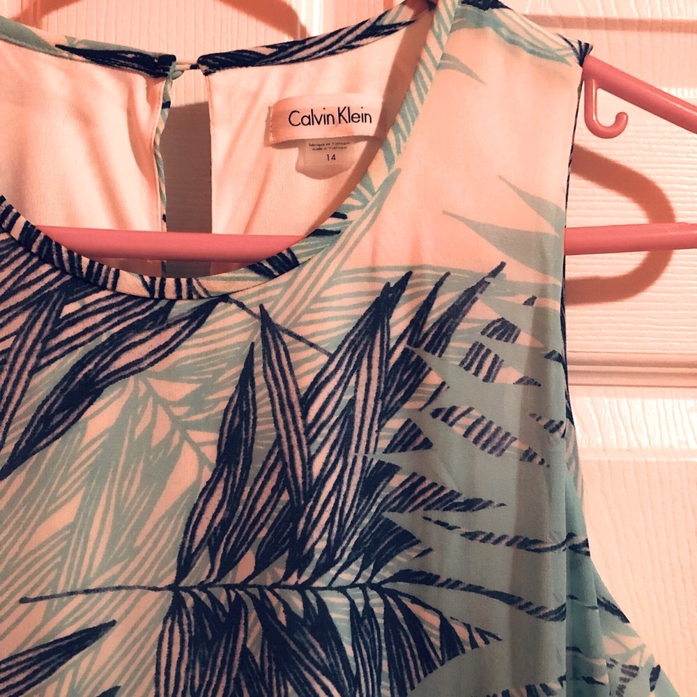 Calvin Klein shift dress. Sz 14 - Picture 3 of 4